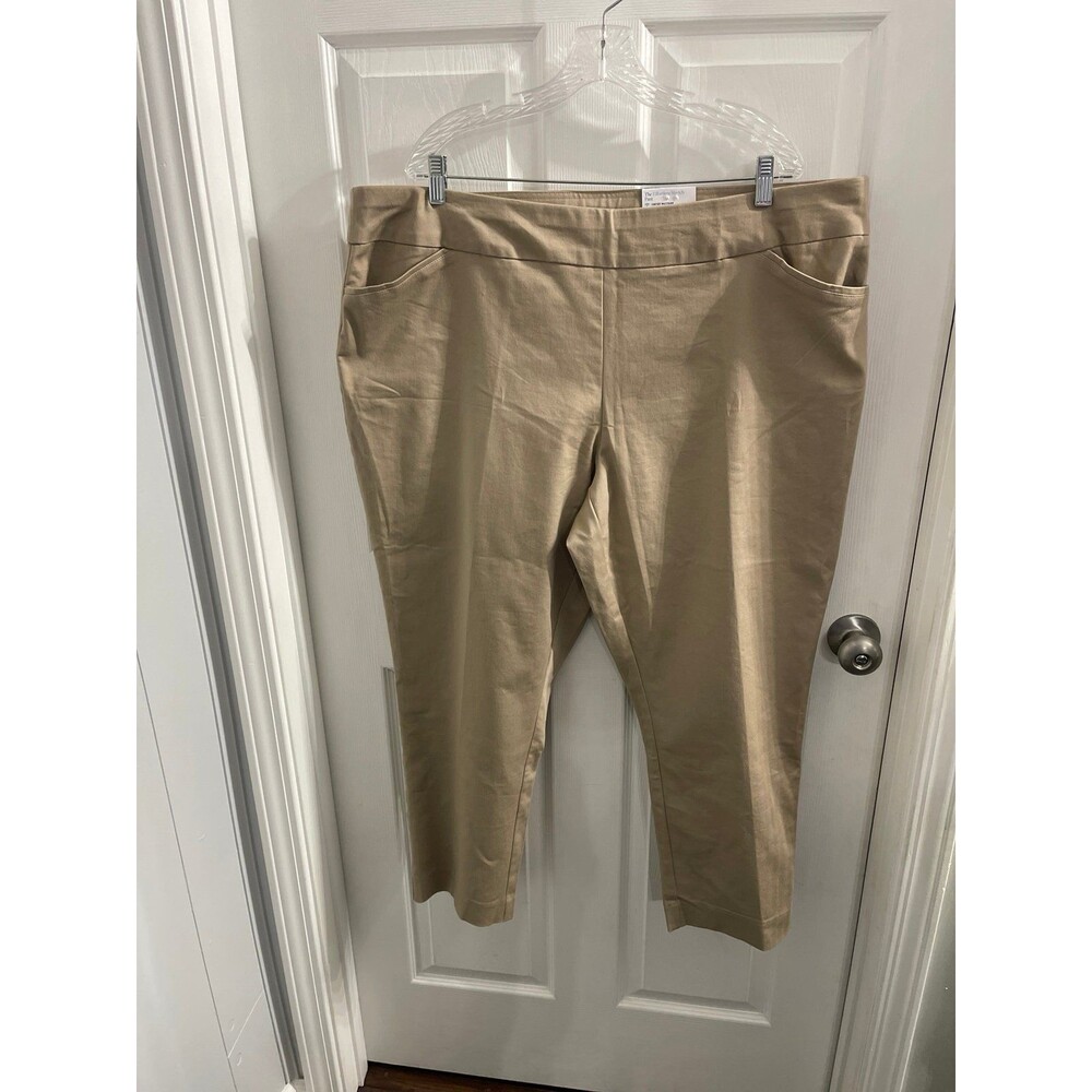 Croft & Barrow Effortless Pull-On Straight Leg Pants Size 22W Short New With Tag